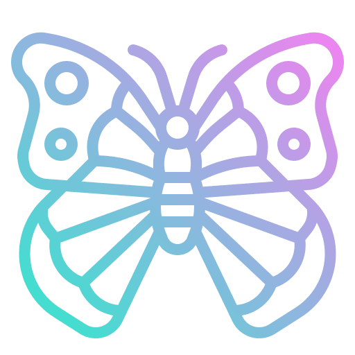 Butterfly wings entomology butterfly icon