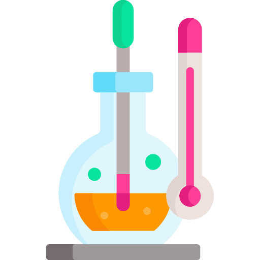 Thermometer education temperature lab icon