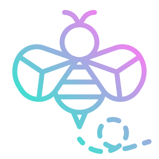 Bee spring bee animals icon