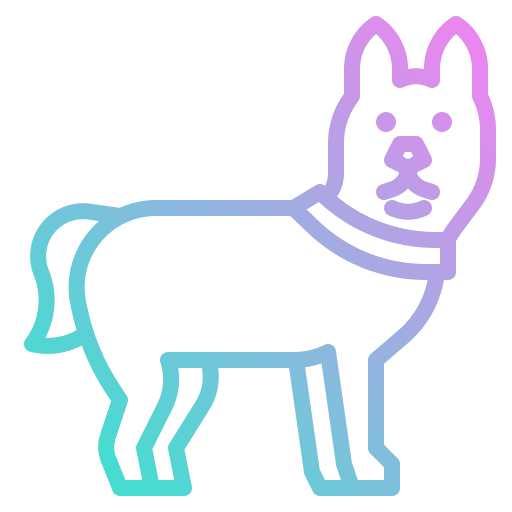 Dog dog mammal pet icon