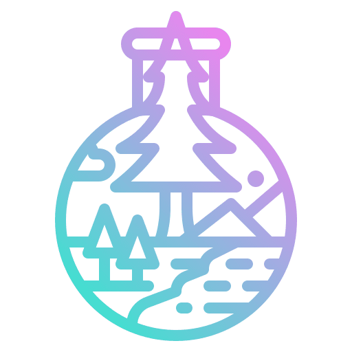 Nature river forest nature icon