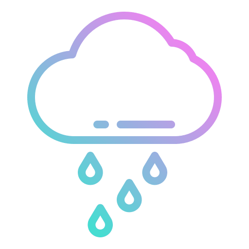 Rain rain rainy weather icon
