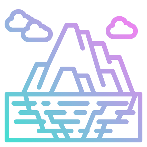 Iceberg nature iceberg landscape icon