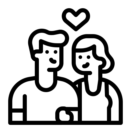 Lover lover love and romance couple icon