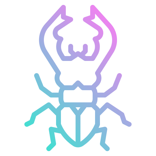 Scarab insect animals fauna icon