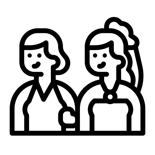 Bridesmaid girls women elegant icon