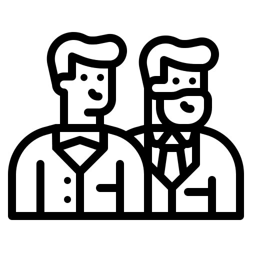 Groomsmen wedding men man icon