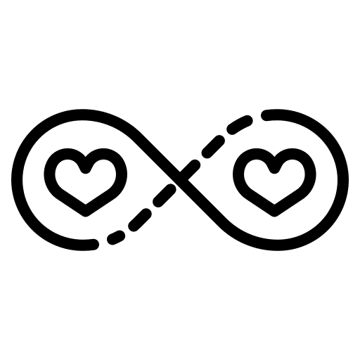 Love forever infinity relationship icon
