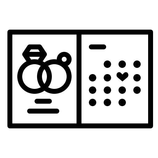 Wedding wedding event love and romance icon