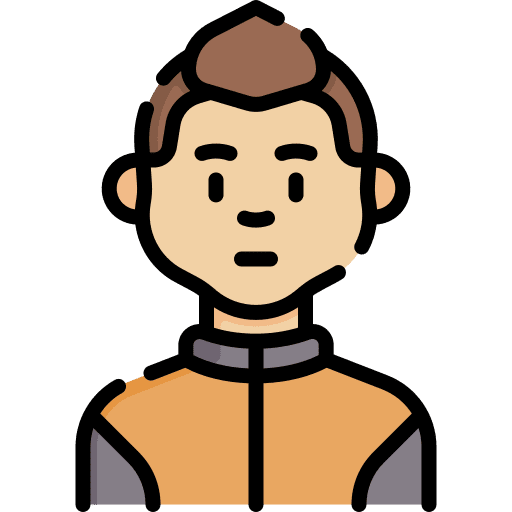 Boy user kid and baby caucasian icon