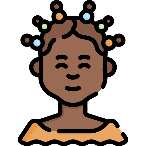 Girl kid child avatar icon