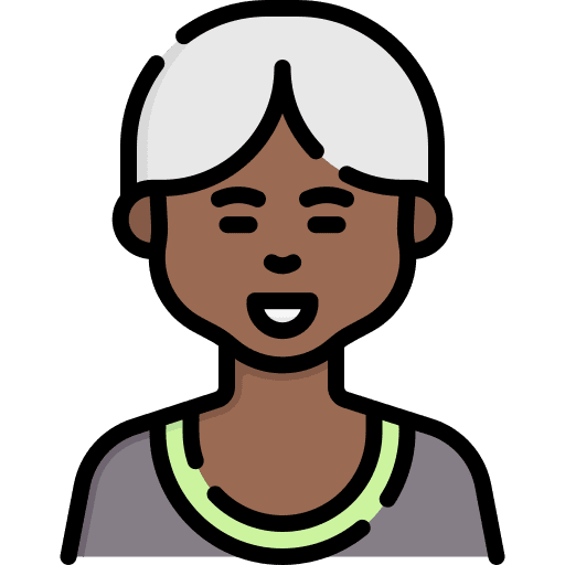 Boy avatar afro short hair icon