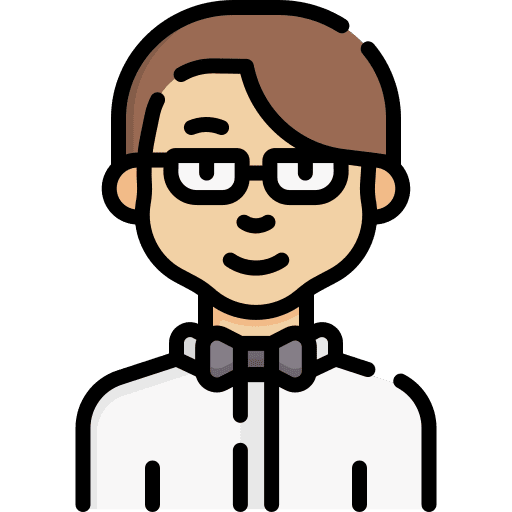 Boy child elegant avatar icon