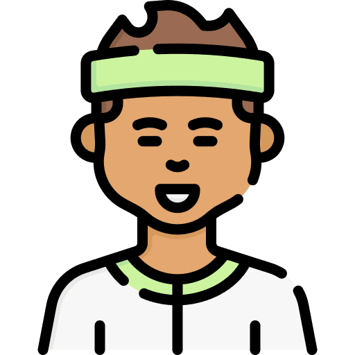 Boy short hair boy brown hair icon