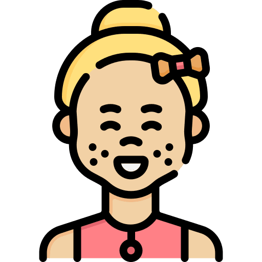 Girl child user kid icon