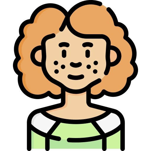 Girl girl avatar short hair icon