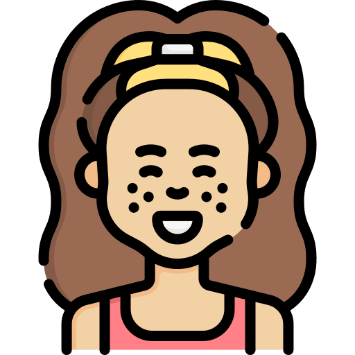 Girl girl caucasian happy icon