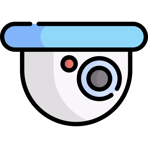 Cctv electronics surveillance security system icon