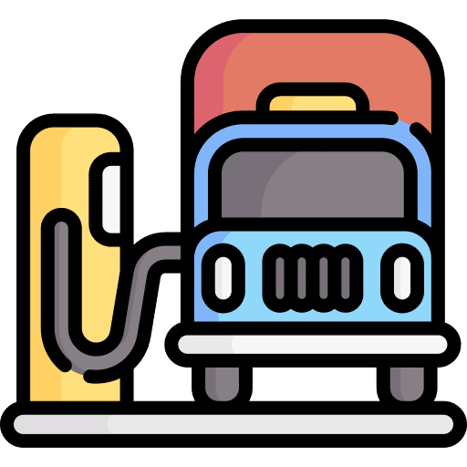 Gas station transportation gas pump gas station icon