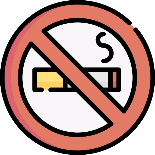 No smoking prohibition prohibited no smoking icon