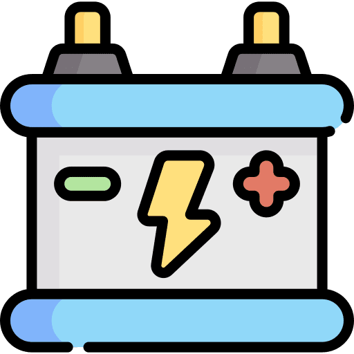 Battery battery electronics transportation icon