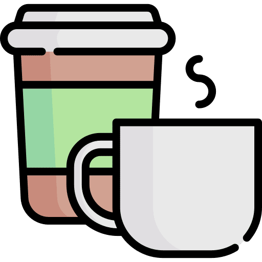 Coffee cup paper cup hot drink food and restaurant icon