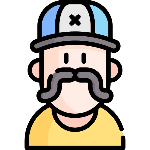 Driver male avatar profile icon