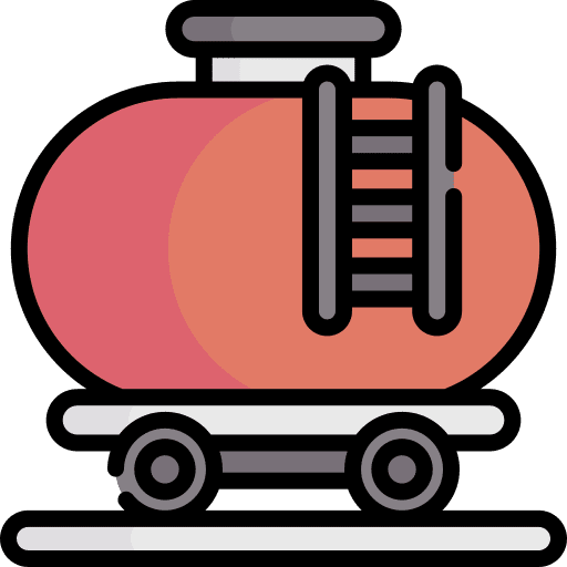 Tanker transportation oil tank fuel truck icon