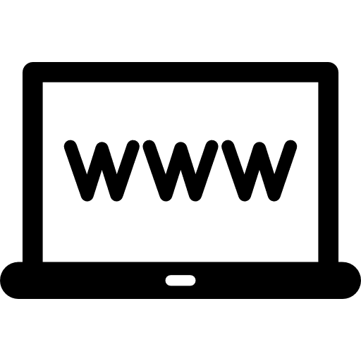 Laptop browser technology surfing laptop computer icon