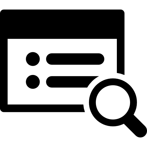 Web search magnifying lens magnifying magnify icon