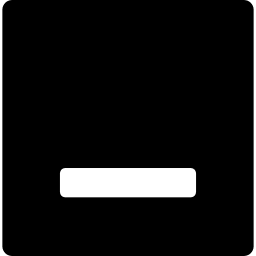 Minimise button small browser web icon
