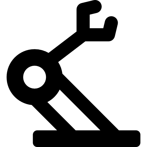 Robotic arm industry mechanical technology icon