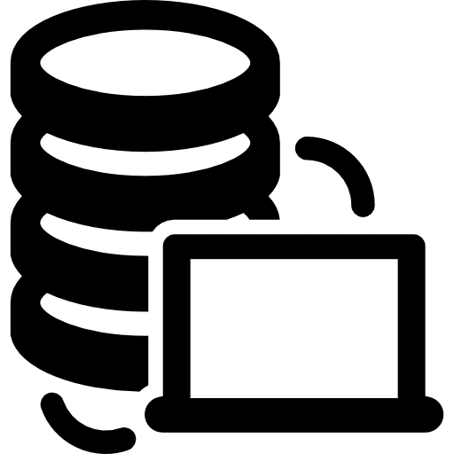 Server database computer connection file storage icon