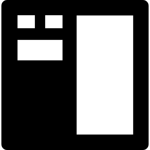 Navigation toolbar website squares browsers icon