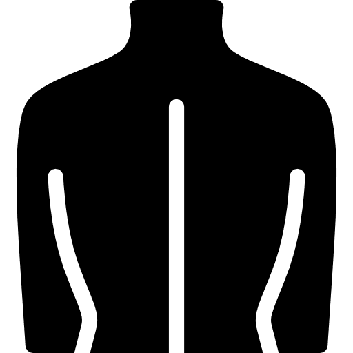 Human back medical shoulders shoulder icon