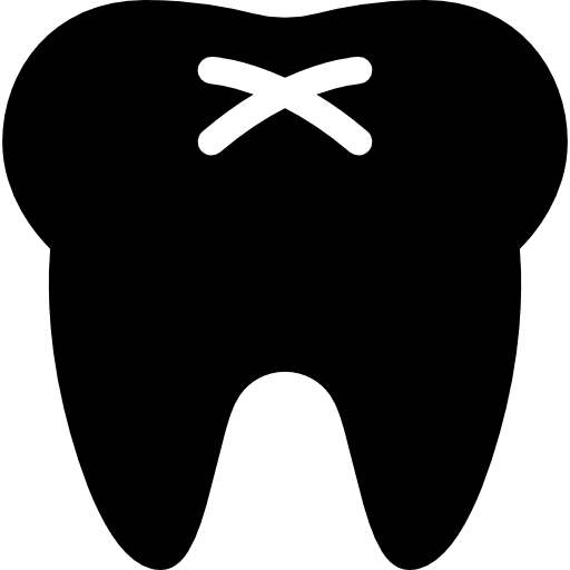 Big tooth medical teeth hygiene icon