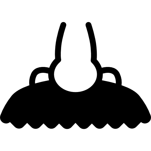 Mustache and nose male masculine moustache icon