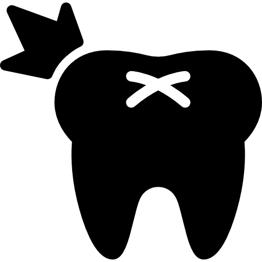 Toothache hygienic hygiene sensitive icon