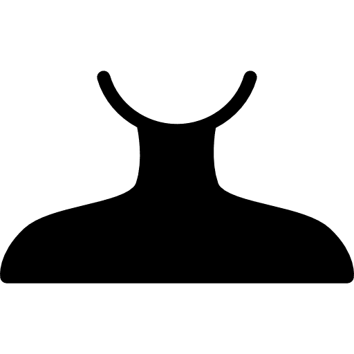 Human neck neck woman body parts icon