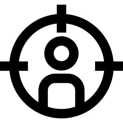 Target audience target audience website internet icon