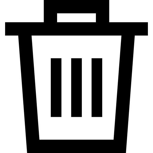 Trash spam trash computer icon