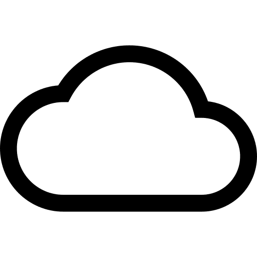 Cloud web cloud tools and utensils icon