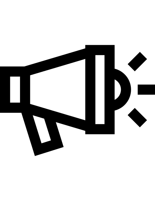 Megaphone marketing information seo icon