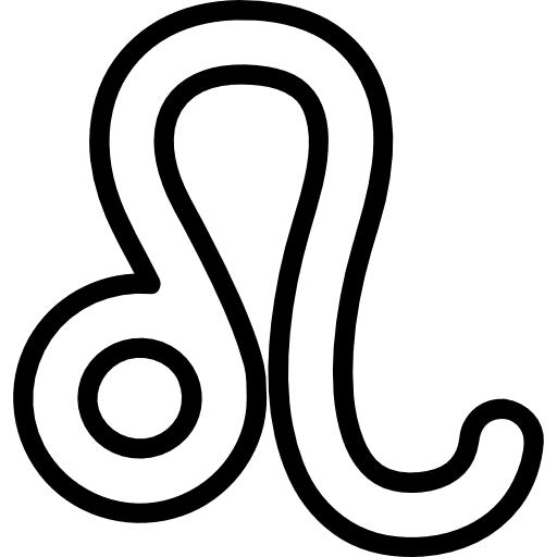 Leo horoscope symbol sign icon