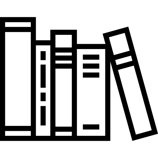 Books knowledge reading subjects icon