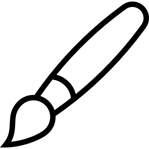 Brush watercolor brush stroke paint icon