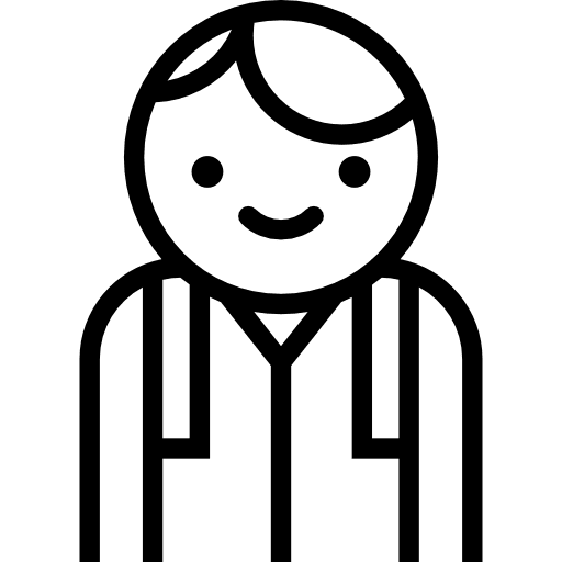 Schoolchild schoolboy school educational icon