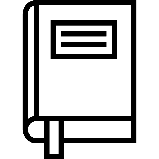 Book educational knowledge read icon