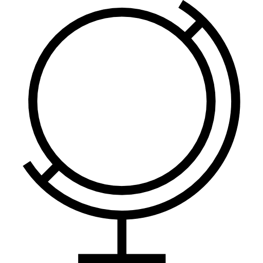 Globe educational geography education icon