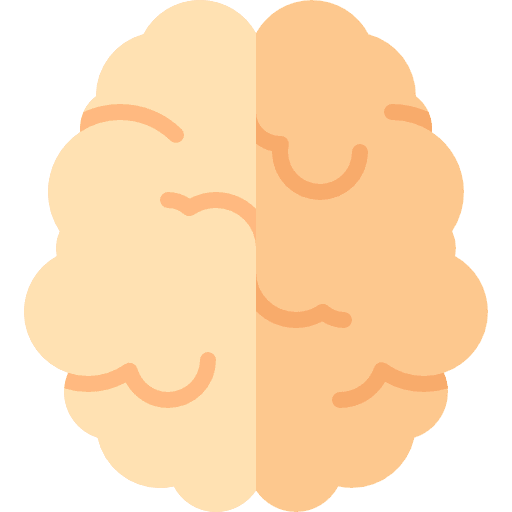 Brain people human brain body part icon